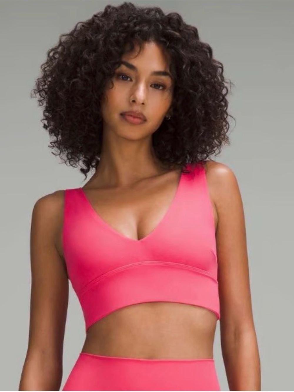 Lululemon Align V-Neck Sports Bra Coral Size 6